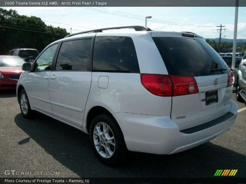 Arctic Frost Pearl / Taupe 2006 Toyota Sienna XLE AWD
