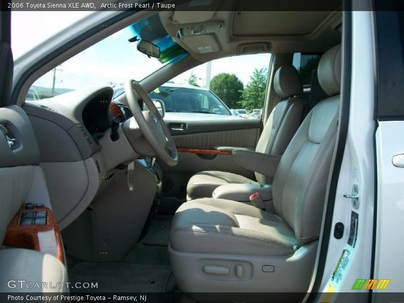 Arctic Frost Pearl / Taupe 2006 Toyota Sienna XLE AWD