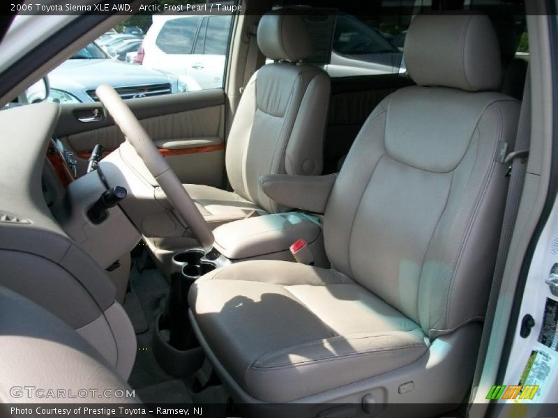 Arctic Frost Pearl / Taupe 2006 Toyota Sienna XLE AWD