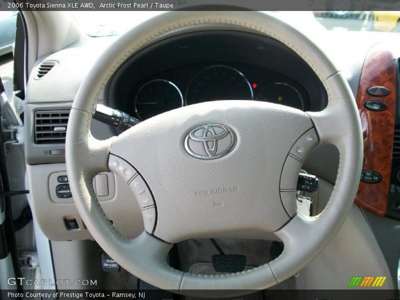Arctic Frost Pearl / Taupe 2006 Toyota Sienna XLE AWD