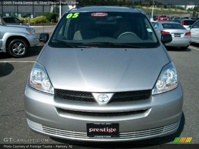Silver Shadow Pearl / Stone 2005 Toyota Sienna LE