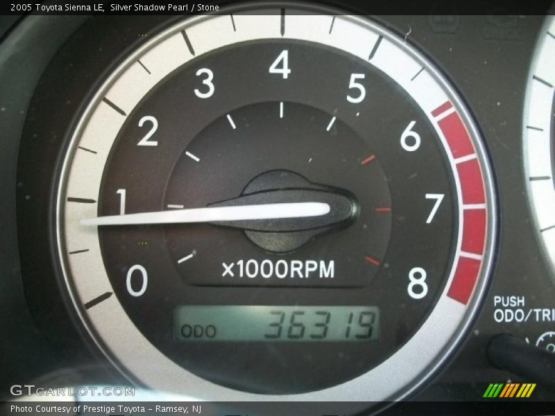 Silver Shadow Pearl / Stone 2005 Toyota Sienna LE