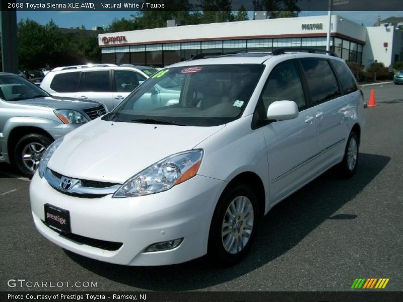 Natural White / Taupe 2008 Toyota Sienna XLE AWD