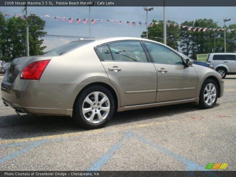 Pebble Beach Metallic / Cafe Latte 2008 Nissan Maxima 3.5 SL