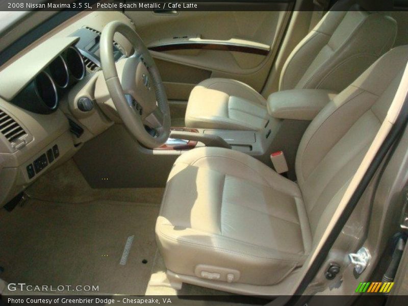Pebble Beach Metallic / Cafe Latte 2008 Nissan Maxima 3.5 SL