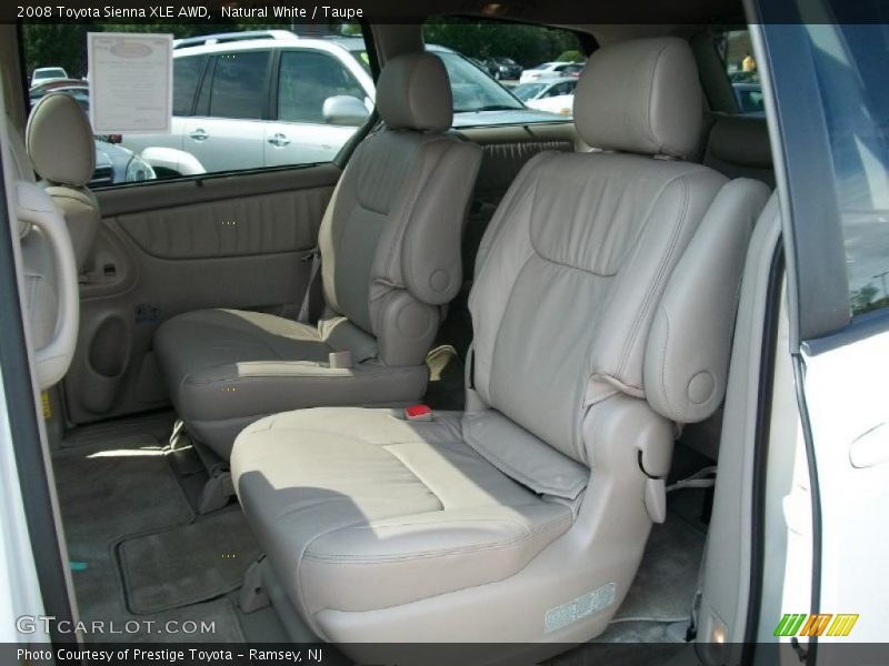 Natural White / Taupe 2008 Toyota Sienna XLE AWD