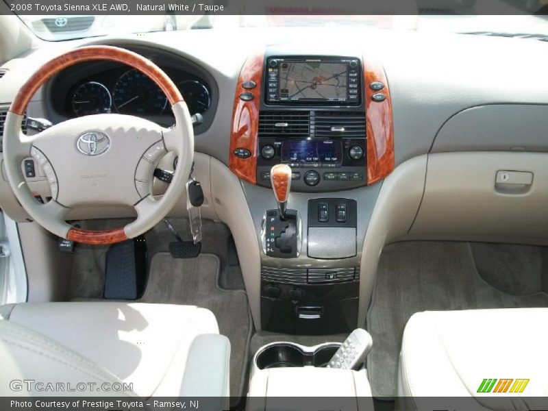 Natural White / Taupe 2008 Toyota Sienna XLE AWD