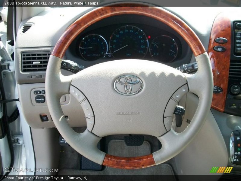 Natural White / Taupe 2008 Toyota Sienna XLE AWD