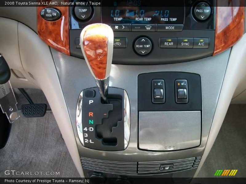 Natural White / Taupe 2008 Toyota Sienna XLE AWD