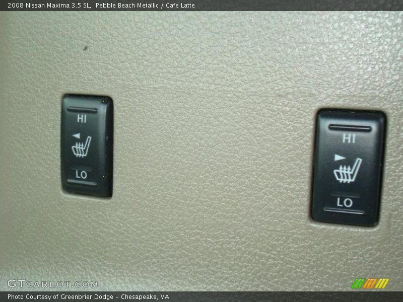 Pebble Beach Metallic / Cafe Latte 2008 Nissan Maxima 3.5 SL