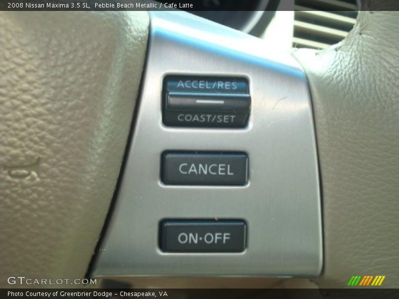 Pebble Beach Metallic / Cafe Latte 2008 Nissan Maxima 3.5 SL
