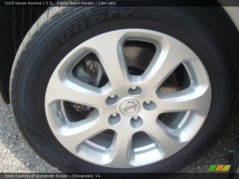 Pebble Beach Metallic / Cafe Latte 2008 Nissan Maxima 3.5 SL