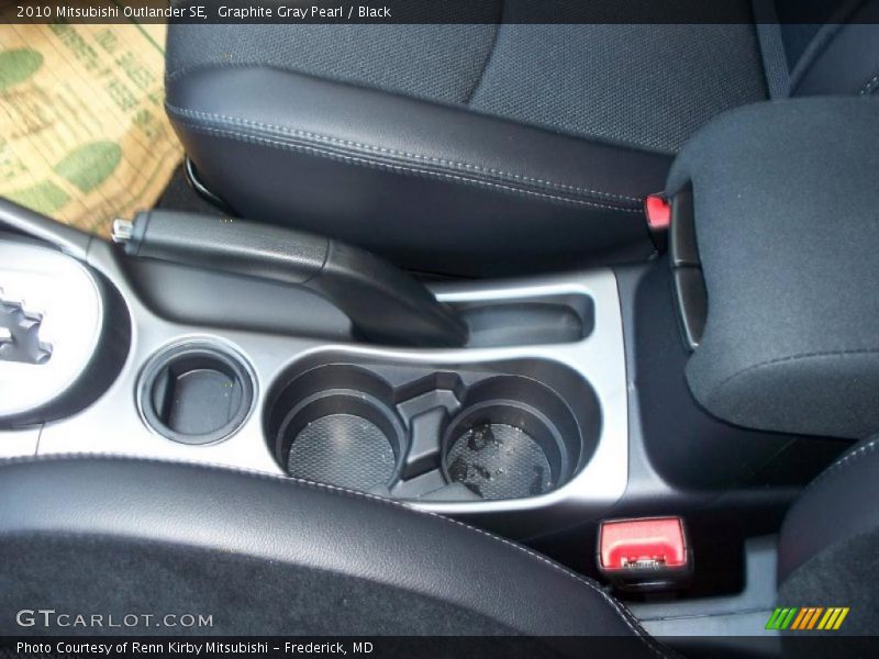 Graphite Gray Pearl / Black 2010 Mitsubishi Outlander SE