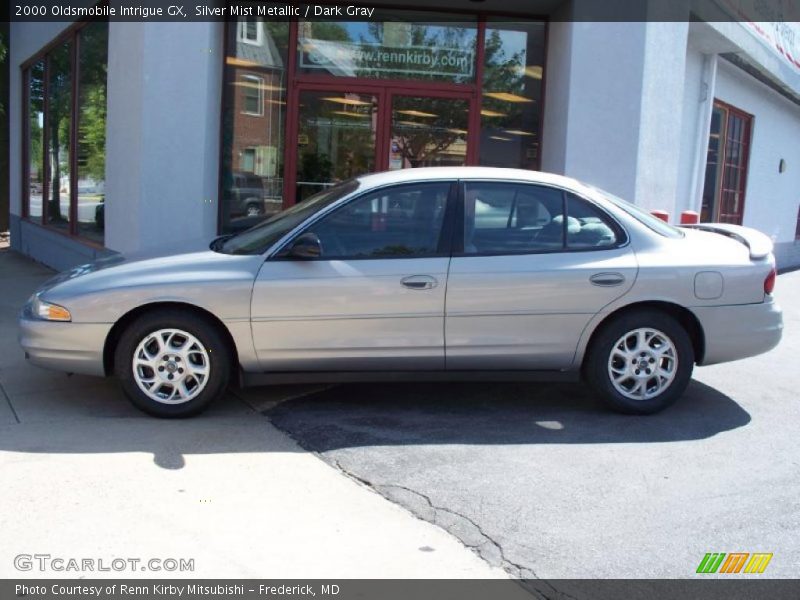 Silver Mist Metallic / Dark Gray 2000 Oldsmobile Intrigue GX