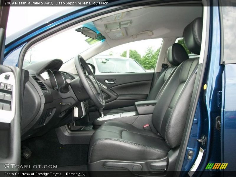 Deep Sapphire Metallic / Black 2009 Nissan Murano S AWD