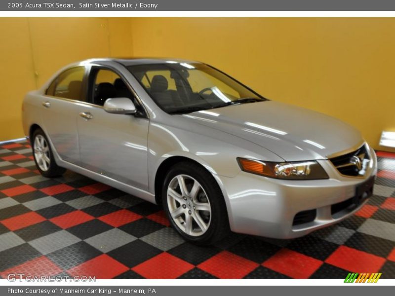 Satin Silver Metallic / Ebony 2005 Acura TSX Sedan