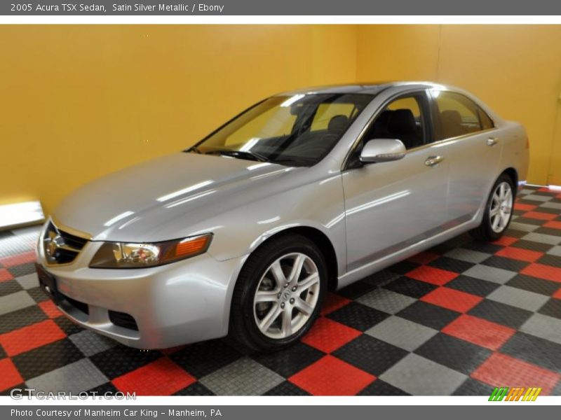 Satin Silver Metallic / Ebony 2005 Acura TSX Sedan