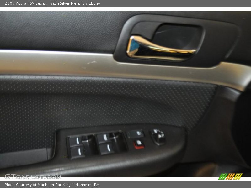 Satin Silver Metallic / Ebony 2005 Acura TSX Sedan