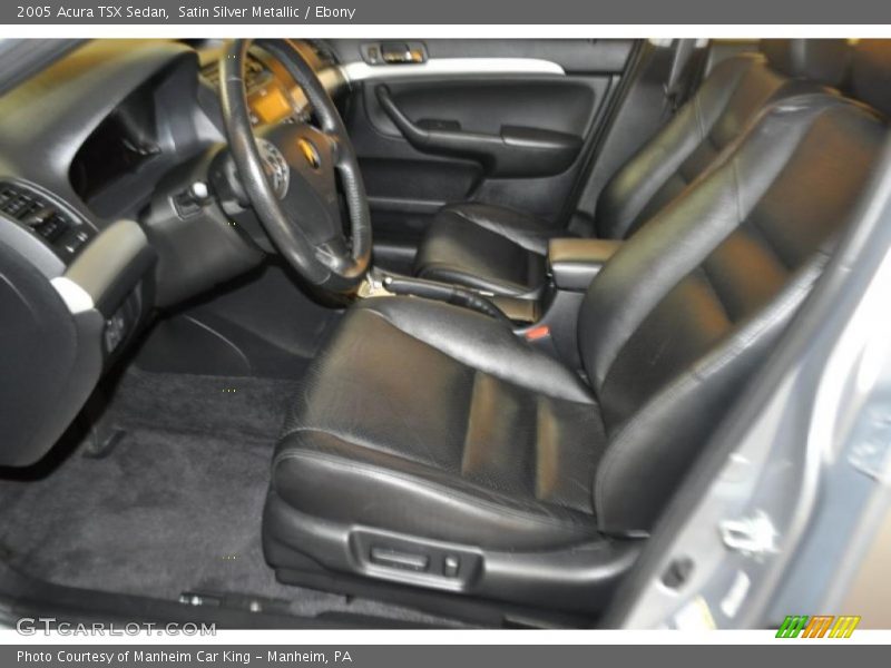 Satin Silver Metallic / Ebony 2005 Acura TSX Sedan