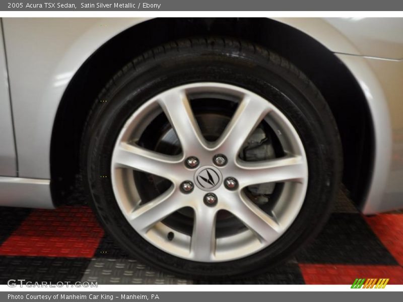 Satin Silver Metallic / Ebony 2005 Acura TSX Sedan