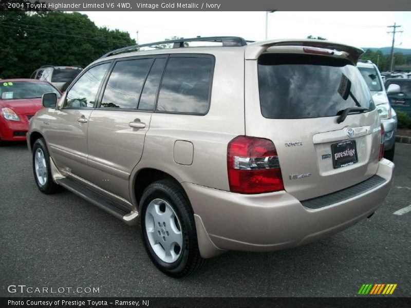 Vintage Gold Metallic / Ivory 2004 Toyota Highlander Limited V6 4WD