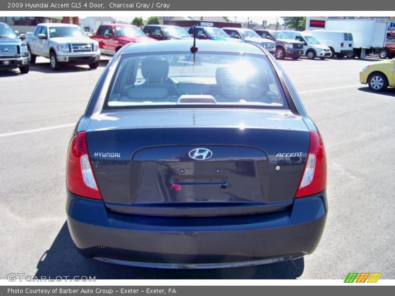 Charcoal Gray / Gray 2009 Hyundai Accent GLS 4 Door