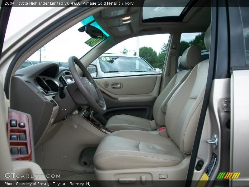 Vintage Gold Metallic / Ivory 2004 Toyota Highlander Limited V6 4WD