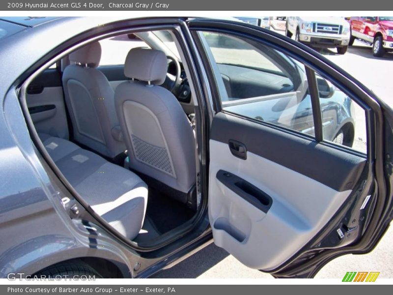 Charcoal Gray / Gray 2009 Hyundai Accent GLS 4 Door