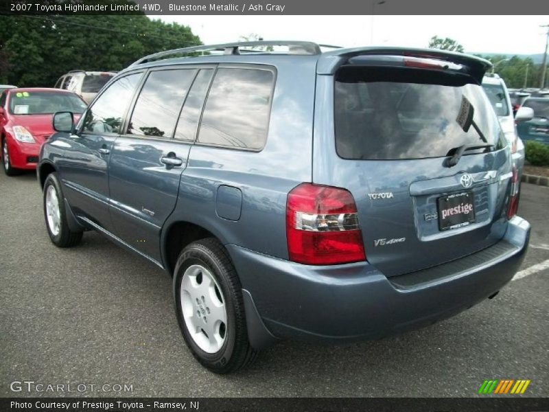 Bluestone Metallic / Ash Gray 2007 Toyota Highlander Limited 4WD