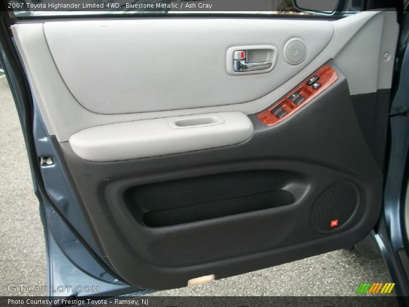 Bluestone Metallic / Ash Gray 2007 Toyota Highlander Limited 4WD