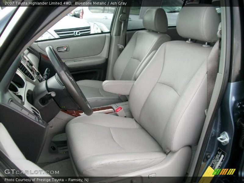 Bluestone Metallic / Ash Gray 2007 Toyota Highlander Limited 4WD
