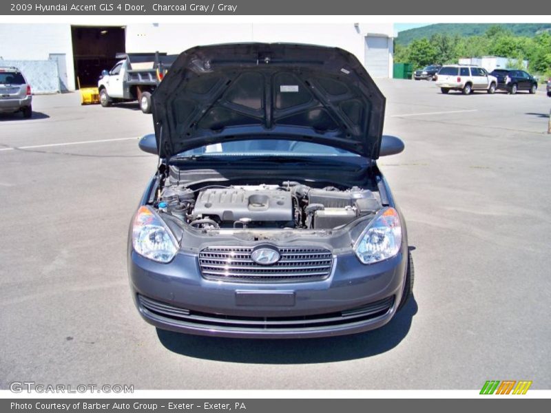 Charcoal Gray / Gray 2009 Hyundai Accent GLS 4 Door