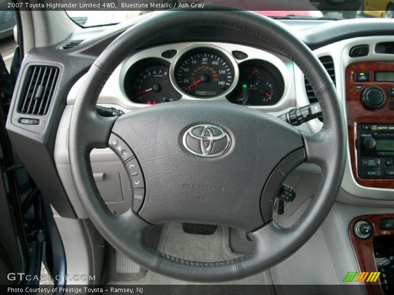 Bluestone Metallic / Ash Gray 2007 Toyota Highlander Limited 4WD