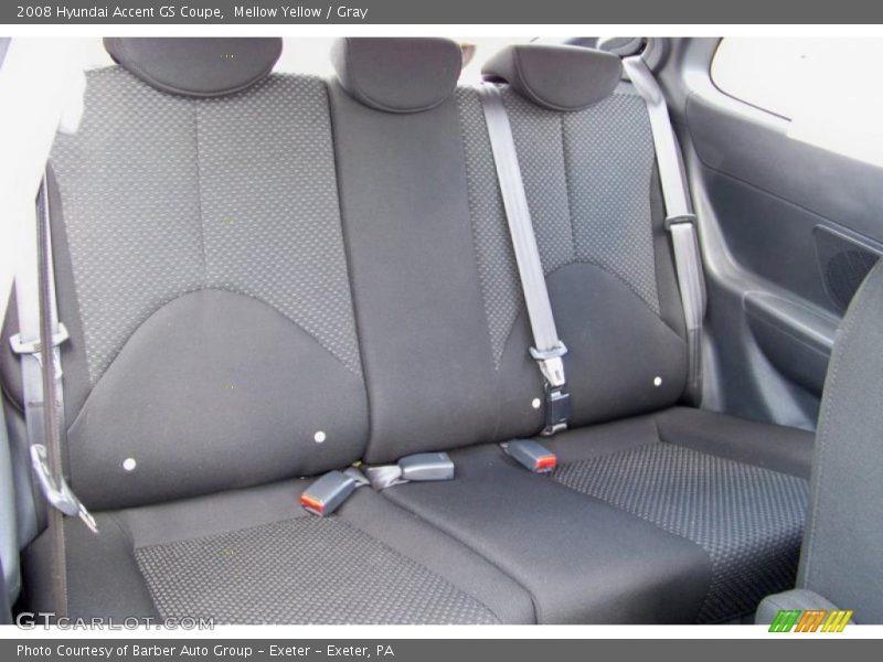 Mellow Yellow / Gray 2008 Hyundai Accent GS Coupe