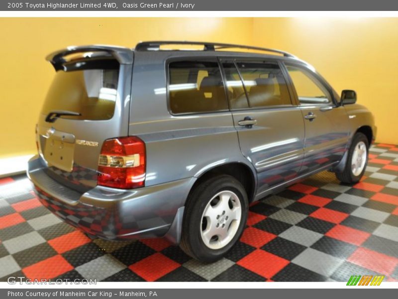 Oasis Green Pearl / Ivory 2005 Toyota Highlander Limited 4WD
