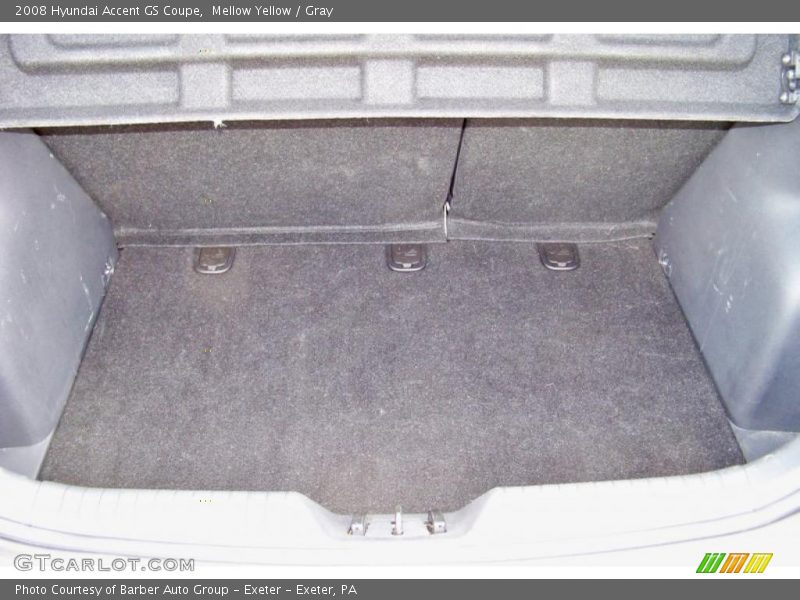 Mellow Yellow / Gray 2008 Hyundai Accent GS Coupe