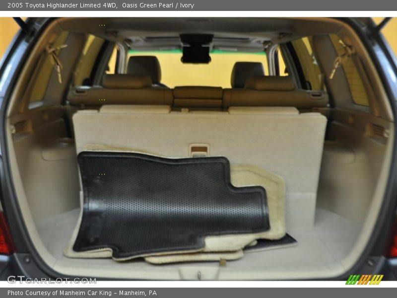 Oasis Green Pearl / Ivory 2005 Toyota Highlander Limited 4WD