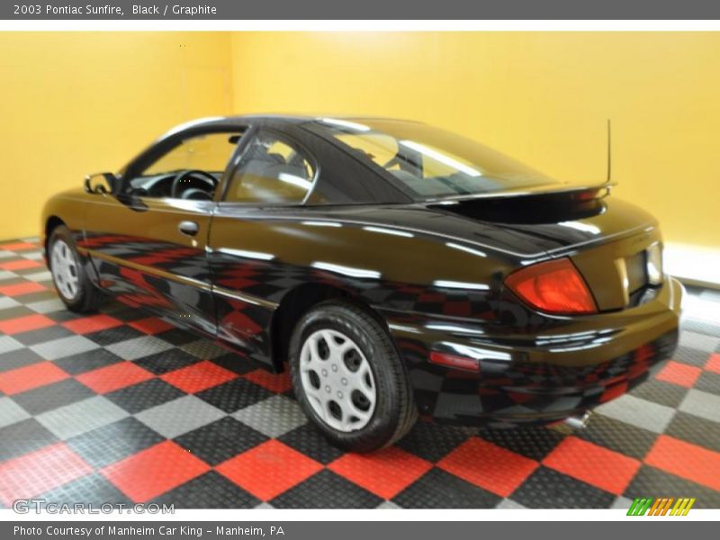 Black / Graphite 2003 Pontiac Sunfire