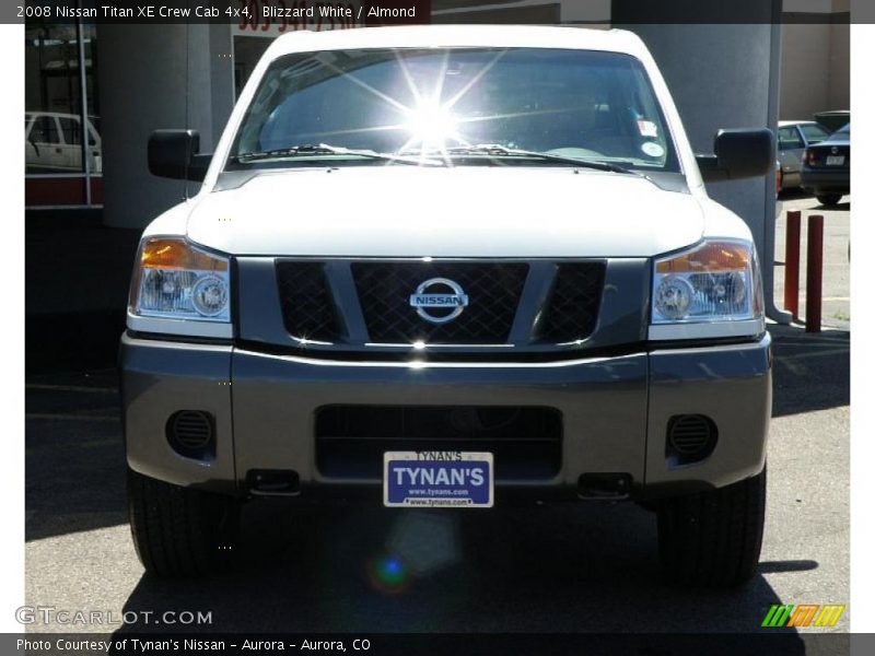 Blizzard White / Almond 2008 Nissan Titan XE Crew Cab 4x4