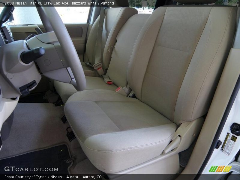 Blizzard White / Almond 2008 Nissan Titan XE Crew Cab 4x4