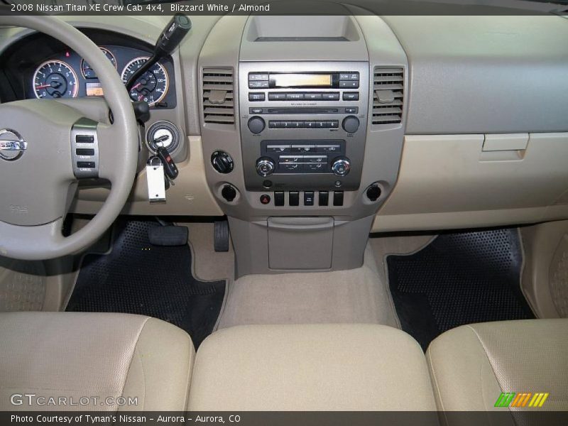 Blizzard White / Almond 2008 Nissan Titan XE Crew Cab 4x4