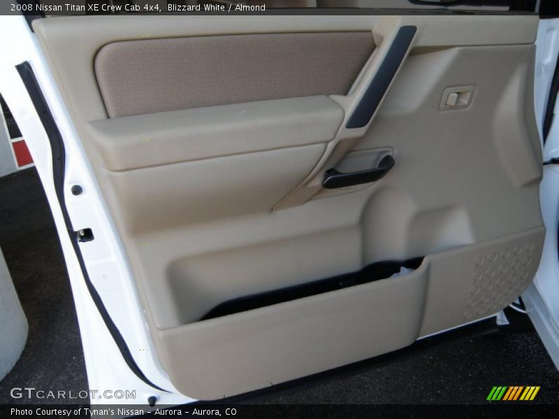 Blizzard White / Almond 2008 Nissan Titan XE Crew Cab 4x4