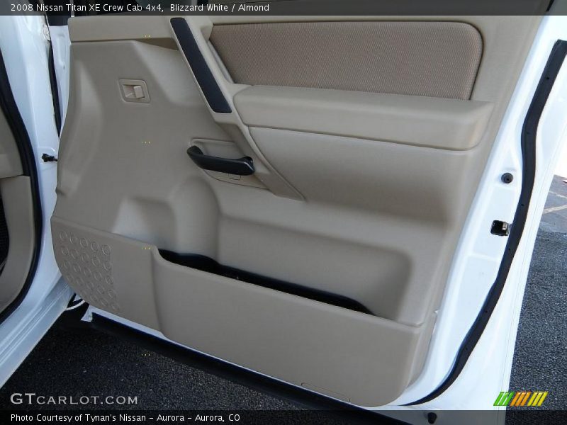 Blizzard White / Almond 2008 Nissan Titan XE Crew Cab 4x4