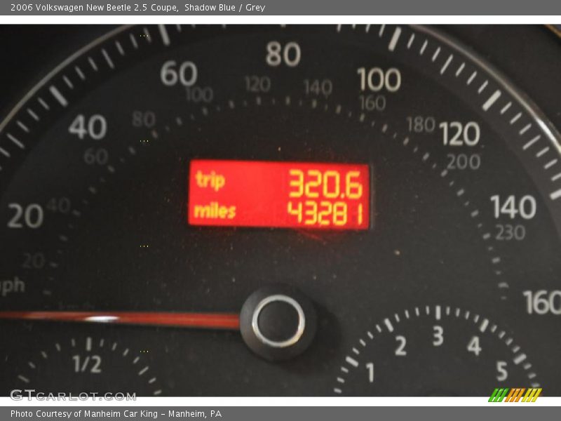 Shadow Blue / Grey 2006 Volkswagen New Beetle 2.5 Coupe