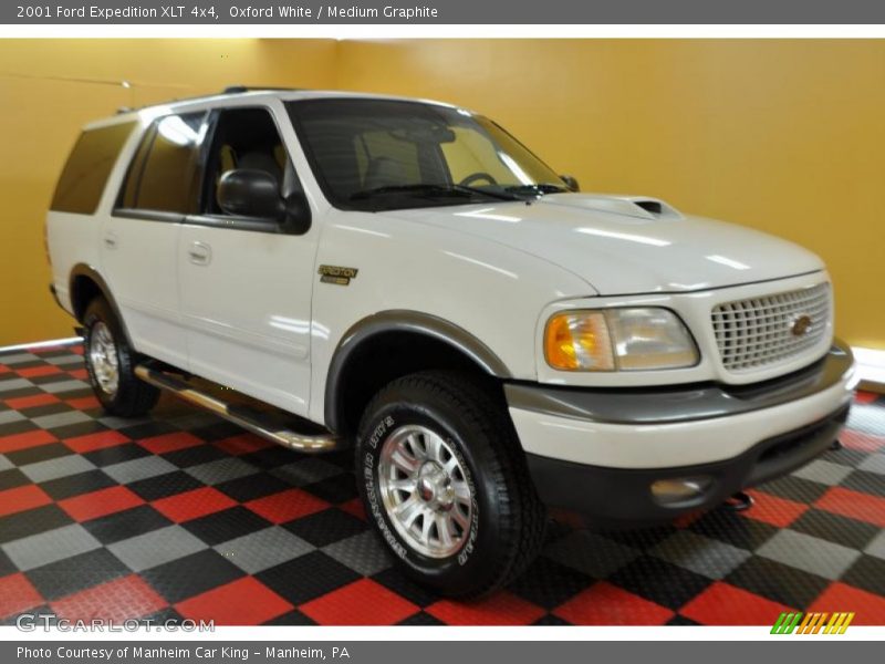 Oxford White / Medium Graphite 2001 Ford Expedition XLT 4x4