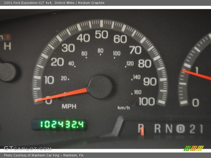 Oxford White / Medium Graphite 2001 Ford Expedition XLT 4x4