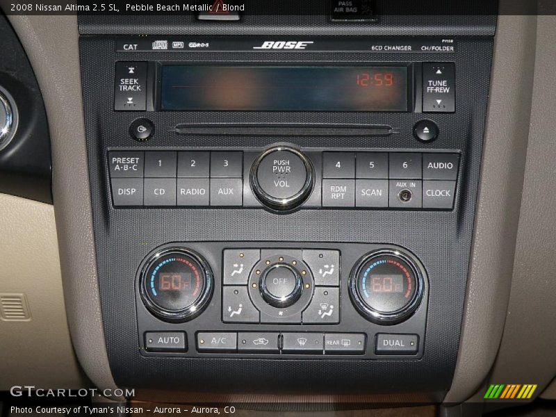 Pebble Beach Metallic / Blond 2008 Nissan Altima 2.5 SL