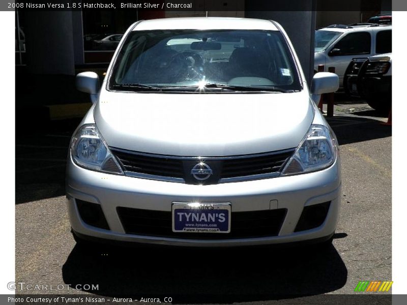 Brilliant Silver / Charcoal 2008 Nissan Versa 1.8 S Hatchback