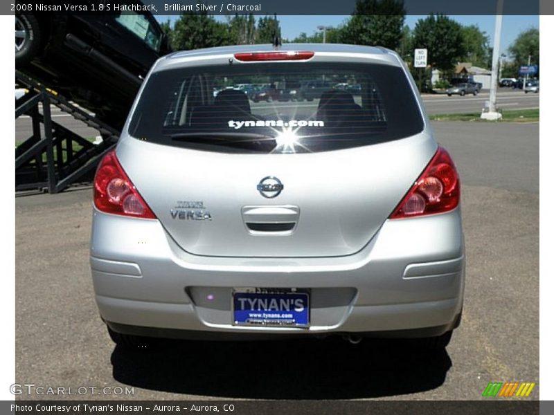 Brilliant Silver / Charcoal 2008 Nissan Versa 1.8 S Hatchback