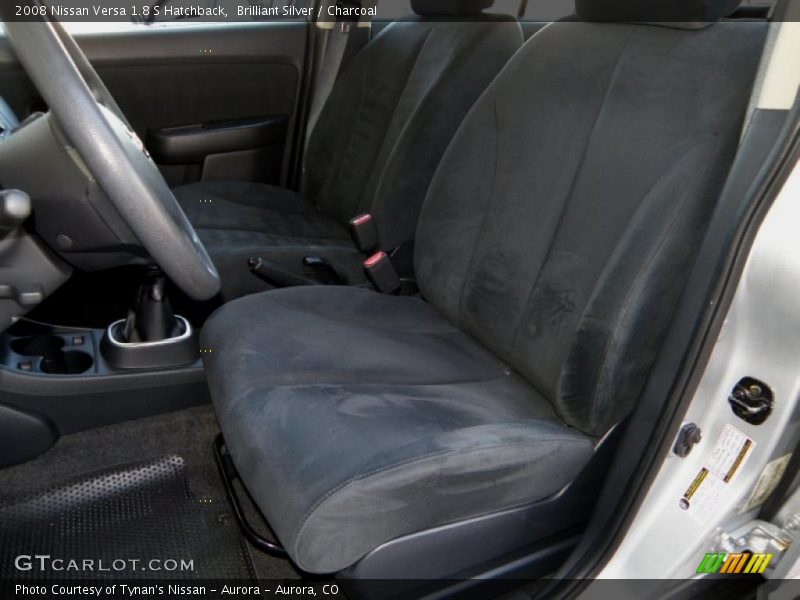 Brilliant Silver / Charcoal 2008 Nissan Versa 1.8 S Hatchback